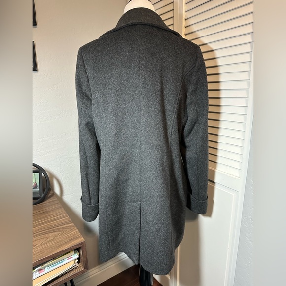 Kristen Blake Wool Jacket. Dark Gray. - Picture 3 of 10